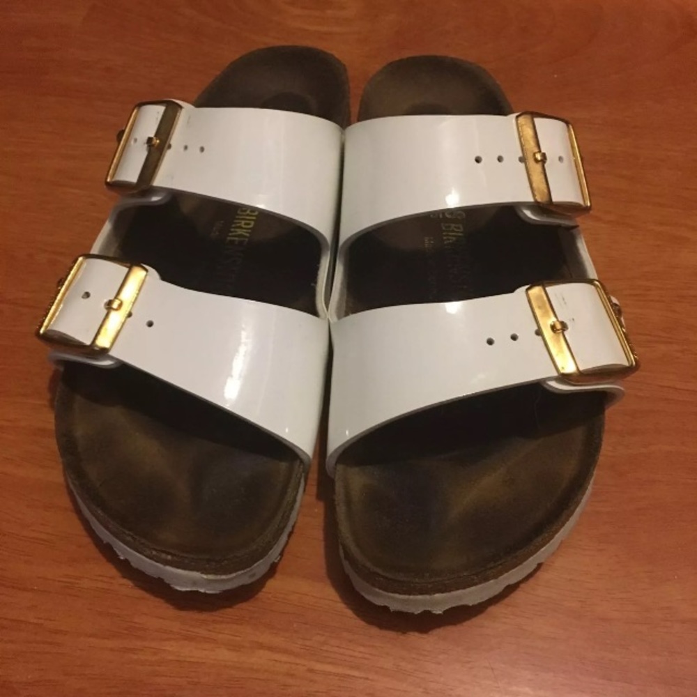 Authentic White Birkenstocks 38